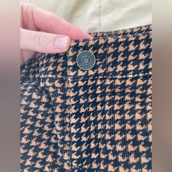 corduroy houndstooth pants - Picture 2 of 5